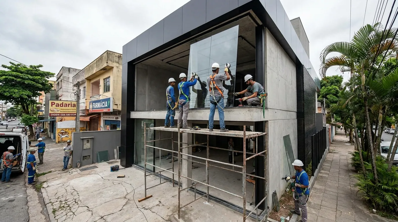 Fachadas para Lojas e Empresas em Niterói‑RJ