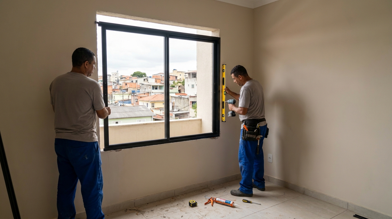 Fechamento de Ambientes no Cubango, Niterói‑RJ
