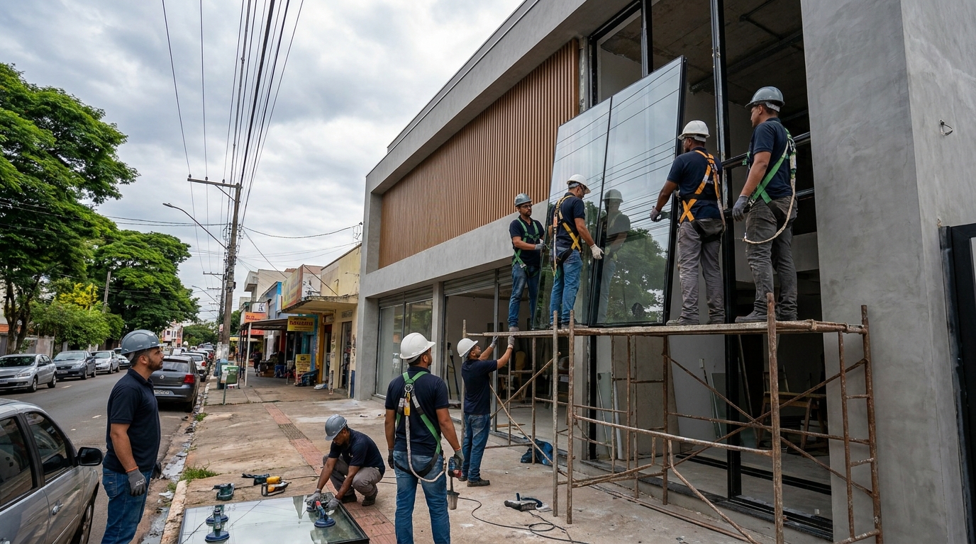 Fachada de Vidro no Cafubá, Niterói‑RJ