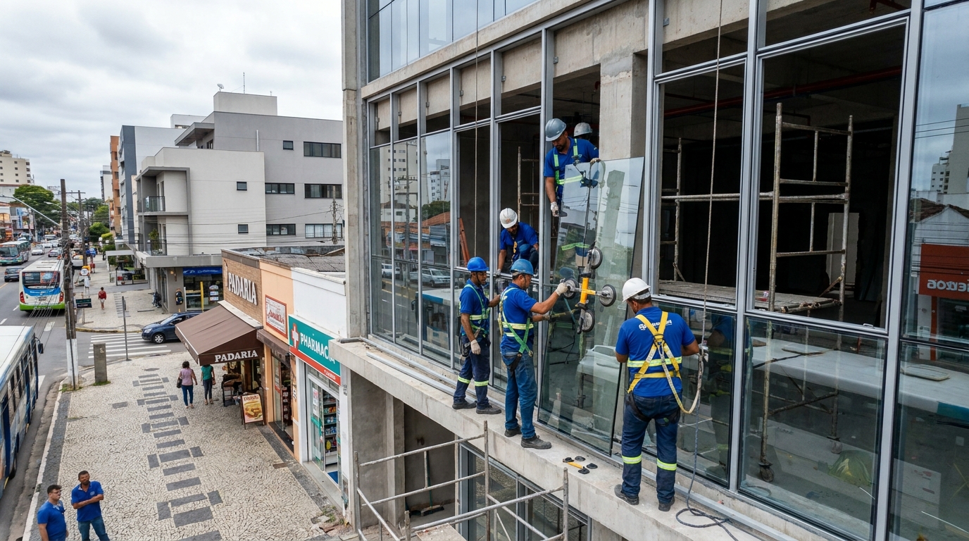 Fachada de Vidro no Cafubá, Niterói‑RJ